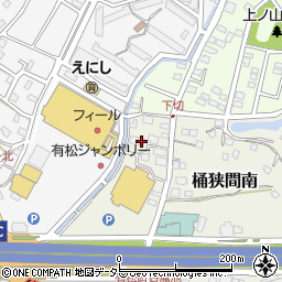 愛知県名古屋市緑区桶狭間南153周辺の地図