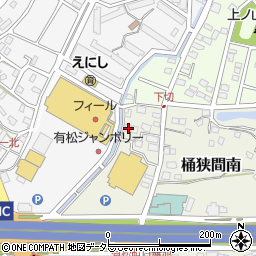 愛知県名古屋市緑区桶狭間南155周辺の地図