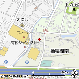 愛知県名古屋市緑区桶狭間南151周辺の地図