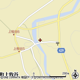 兵庫県宍粟市山崎町上牧谷971周辺の地図