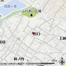 愛知県豊明市阿野町出口26周辺の地図