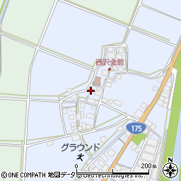 兵庫県西脇市黒田庄町西澤1329周辺の地図