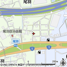 静岡県静岡市清水区尾羽474周辺の地図
