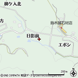 愛知県豊田市花沢町登屋下周辺の地図