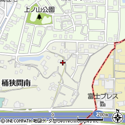 愛知県名古屋市緑区桶狭間南710周辺の地図