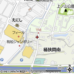 愛知県名古屋市緑区桶狭間南114周辺の地図