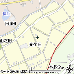 愛知県刈谷市東境町光ケ丘101周辺の地図