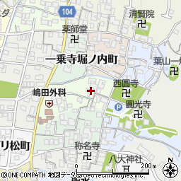 京都府京都市左京区一乗寺燈籠本町周辺の地図