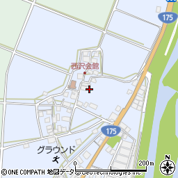 兵庫県西脇市黒田庄町西澤270周辺の地図