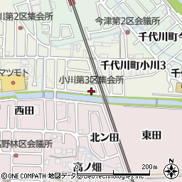 小川第３区集会所周辺の地図