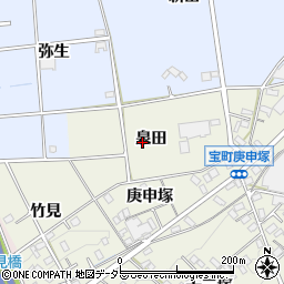 愛知県豊田市宝町泉田周辺の地図
