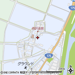 兵庫県西脇市黒田庄町西澤270-2周辺の地図