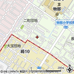 滋賀県守山市二町町272-8周辺の地図