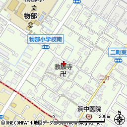 滋賀県守山市二町町147-4周辺の地図