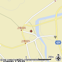 兵庫県宍粟市山崎町上牧谷758周辺の地図