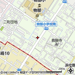 滋賀県守山市二町町200-4周辺の地図