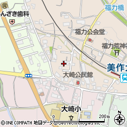 岡山県津山市福力224周辺の地図