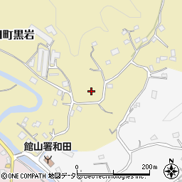 千葉県南房総市和田町黒岩周辺の地図