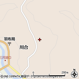愛知県豊田市羽布町道福周辺の地図