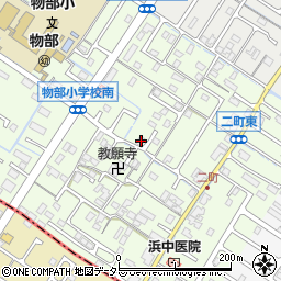 滋賀県守山市二町町138-2周辺の地図