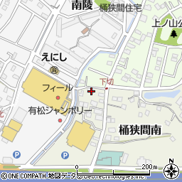 愛知県名古屋市緑区桶狭間南105周辺の地図