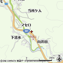 愛知県豊田市林添町柳ヒ田周辺の地図