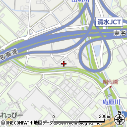 静岡県静岡市清水区草ヶ谷502-1周辺の地図