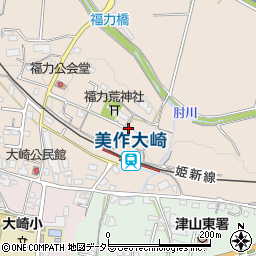 岡山県津山市福力83周辺の地図