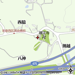 愛知県豊田市岩倉町西脇69周辺の地図