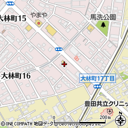 ファミリーマート豊田大林東店周辺の地図