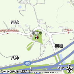 愛知県豊田市岩倉町西脇71周辺の地図