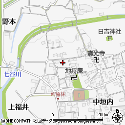 京都府亀岡市河原林町河原尻（北垣内）周辺の地図