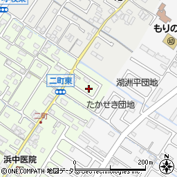 滋賀県守山市二町町6-15周辺の地図