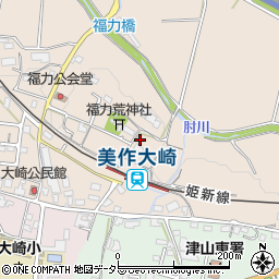 岡山県津山市福力82周辺の地図