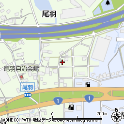 静岡県静岡市清水区尾羽473-11周辺の地図