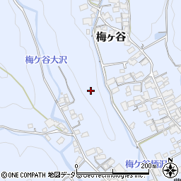 静岡県静岡市清水区梅ヶ谷周辺の地図