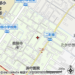 滋賀県守山市二町町90-8周辺の地図