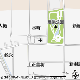 京都府亀岡市河原林町河原尻水町周辺の地図