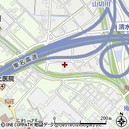 静岡県静岡市清水区草ヶ谷54-9周辺の地図