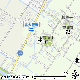 滋賀県草津市北大萱町504周辺の地図