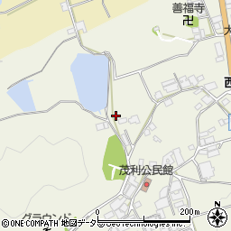兵庫県多可郡多可町中区茂利周辺の地図