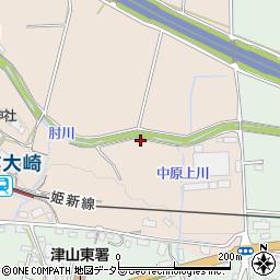 岡山県津山市福力35周辺の地図