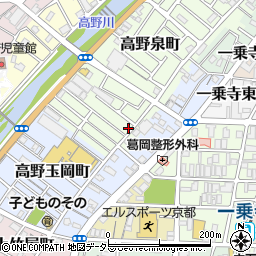 京都府京都市左京区高野泉町1周辺の地図