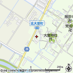 滋賀県草津市北大萱町562周辺の地図