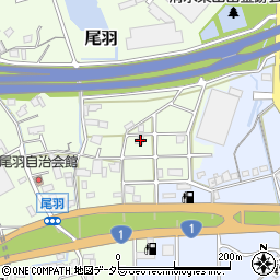 静岡県静岡市清水区尾羽473-6周辺の地図