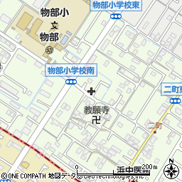 滋賀県守山市二町町141-8周辺の地図