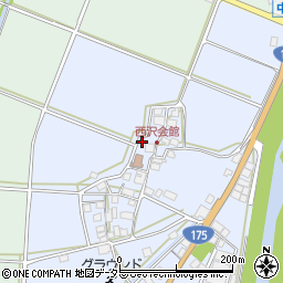 兵庫県西脇市黒田庄町西澤57周辺の地図