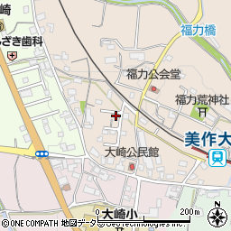 岡山県津山市福力217周辺の地図