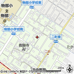 滋賀県守山市二町町136-3周辺の地図