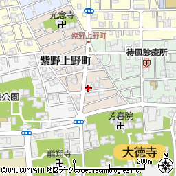 京都府京都市北区紫野上野町116周辺の地図